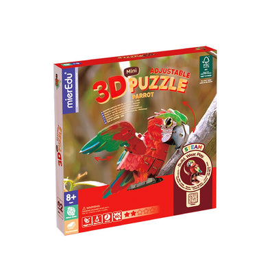 mierEdu - Adjustable 3D Puzzle - Parrot Mini