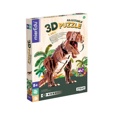 mierEdu - Adjustable 3D Puzzle - Tyrannosaurus Rex Deluxe