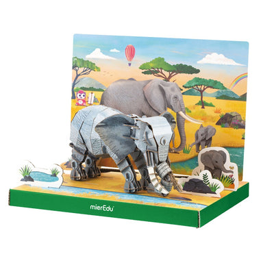 mierEdu - Adjustable 3D Puzzle - Elephant Deluxe