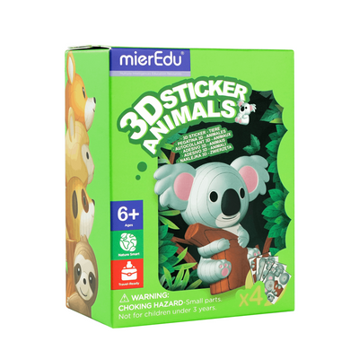 mierEdu - 3D Sticker - Australian Animals - 6pcs Display