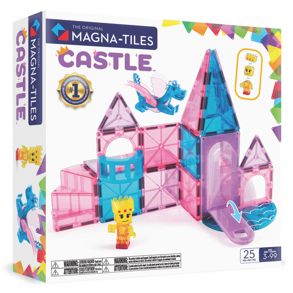 MAGNA-TILES - Castle - 25 Piece Set - Johnco