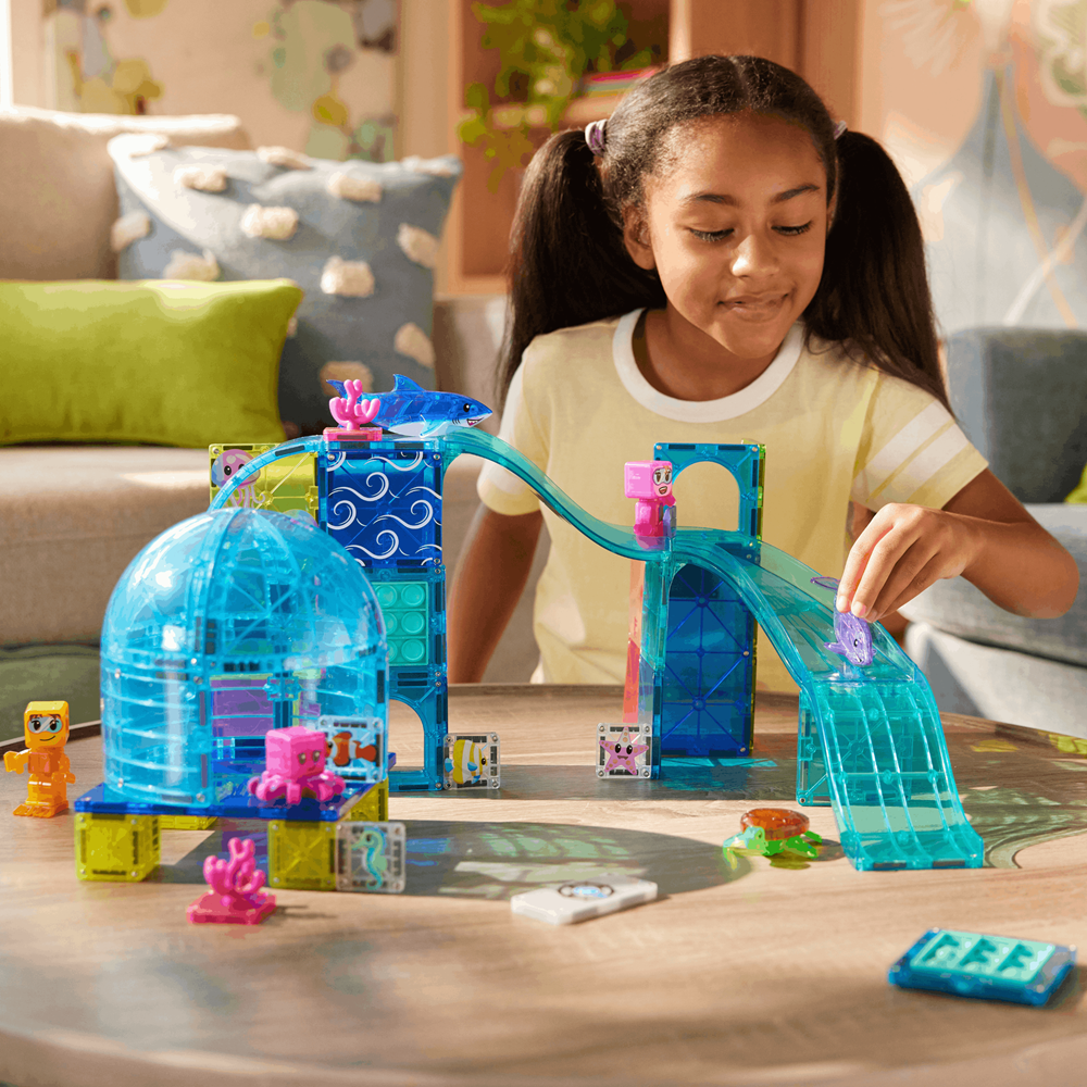 MAGNA-TILES - Undersea Adventure - 58 Piece - Johnco