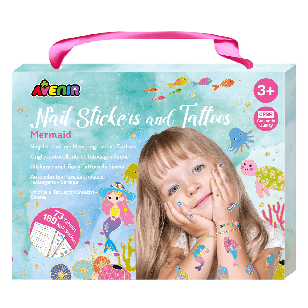 Avenir - Nail Stickers and Tattoos - Mermaids