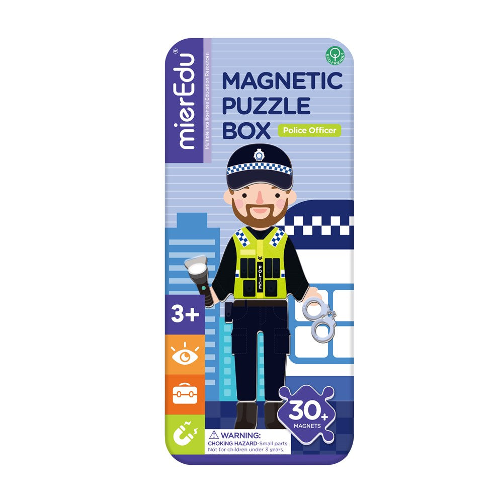 mierEdu - Magnetic Puzzle Box - Police Officer