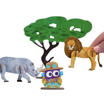 mierEdu - Magnetic Puzzle - All About - Animals