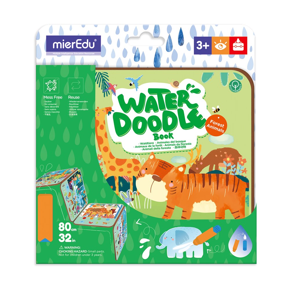 mierEdu - Water Doodle Book - Forest Animals