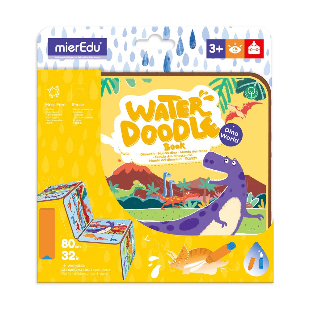 mierEdu - Water Doodle Book - Dino World