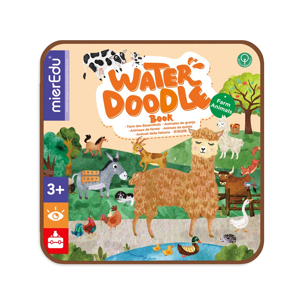 mierEdu - Water Doodle Book - Farm Animals