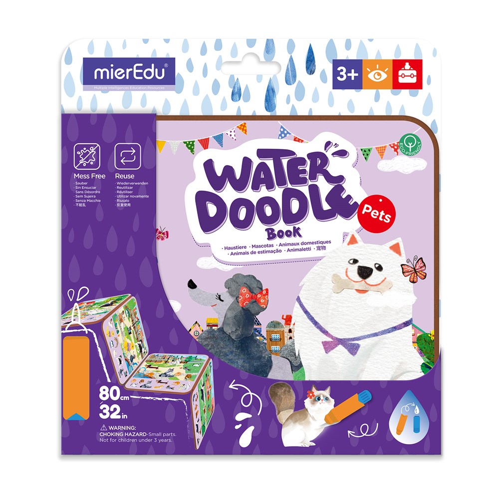 mierEdu - Water Doodle Book - Pets