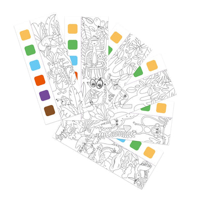 mierEdu - Pocket Watercolour Painting Book - Animal Friends