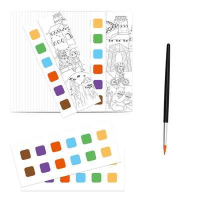 mierEdu - Pocket Watercolour Painting Book - Travel Around The World
