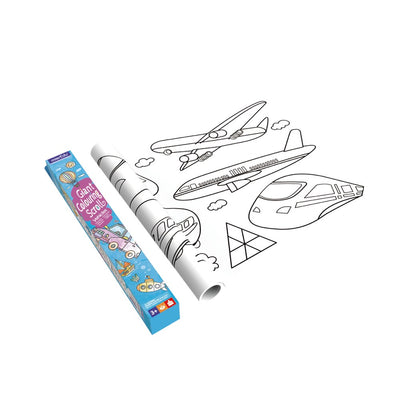 mierEdu - Giant Colouring Scroll - Vehicles