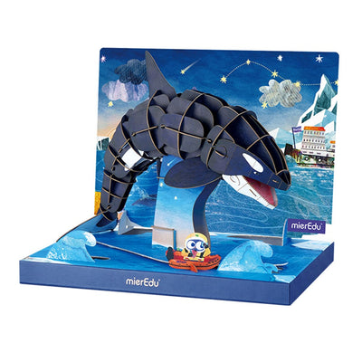 mierEdu - Eco 3D Puzzle - Orca Deluxe