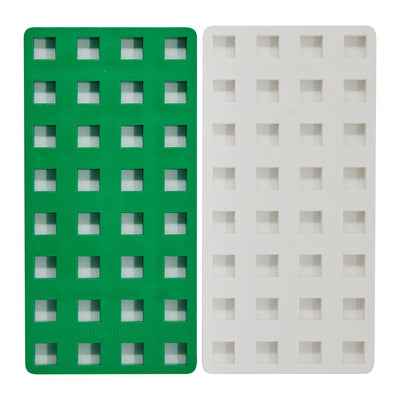 Plus-Plus - BIG Baseplate - White & Green