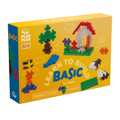 Plus-Plus - BIG - Learn to Build - 60 pcs