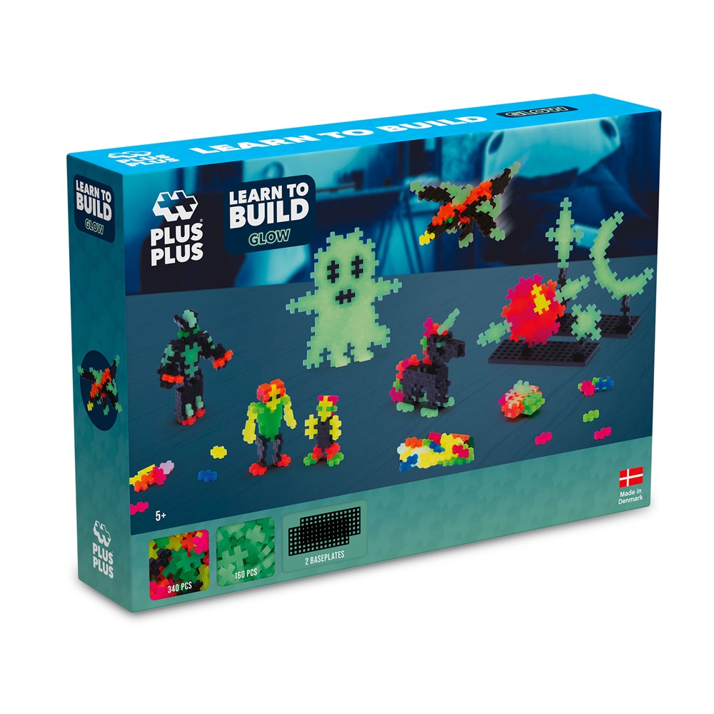 Plus-Plus - Learn To Build - Glow - 500 pcs