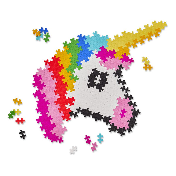 Plus-Plus - Puzzle by Number - Unicorn 250pcs - Johnco