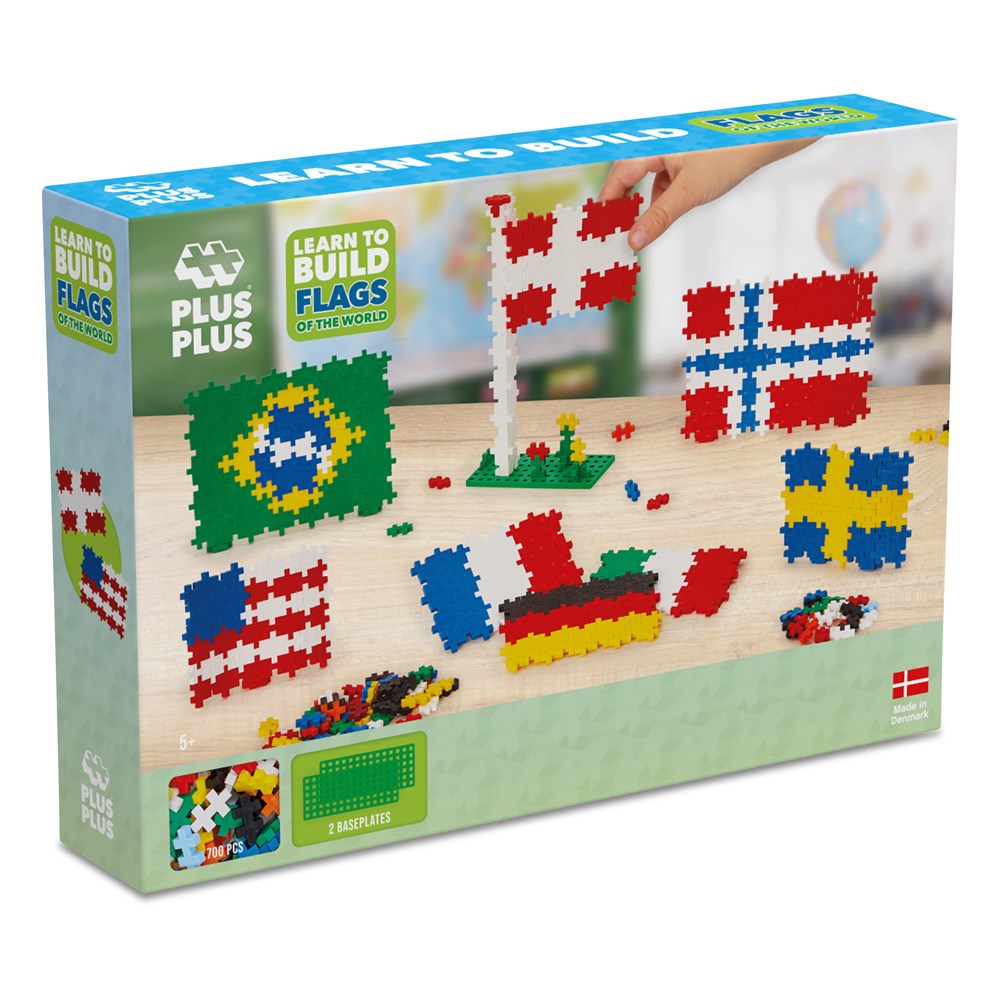 Plus-Plus - Learn to Build - Flags of the World - 700pcs