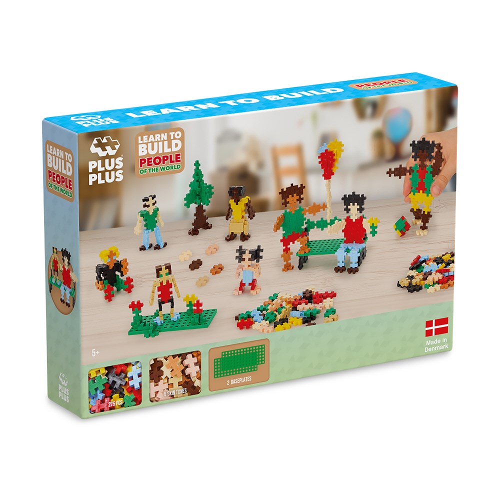 Plus-Plus - Learn To Build - People of the World