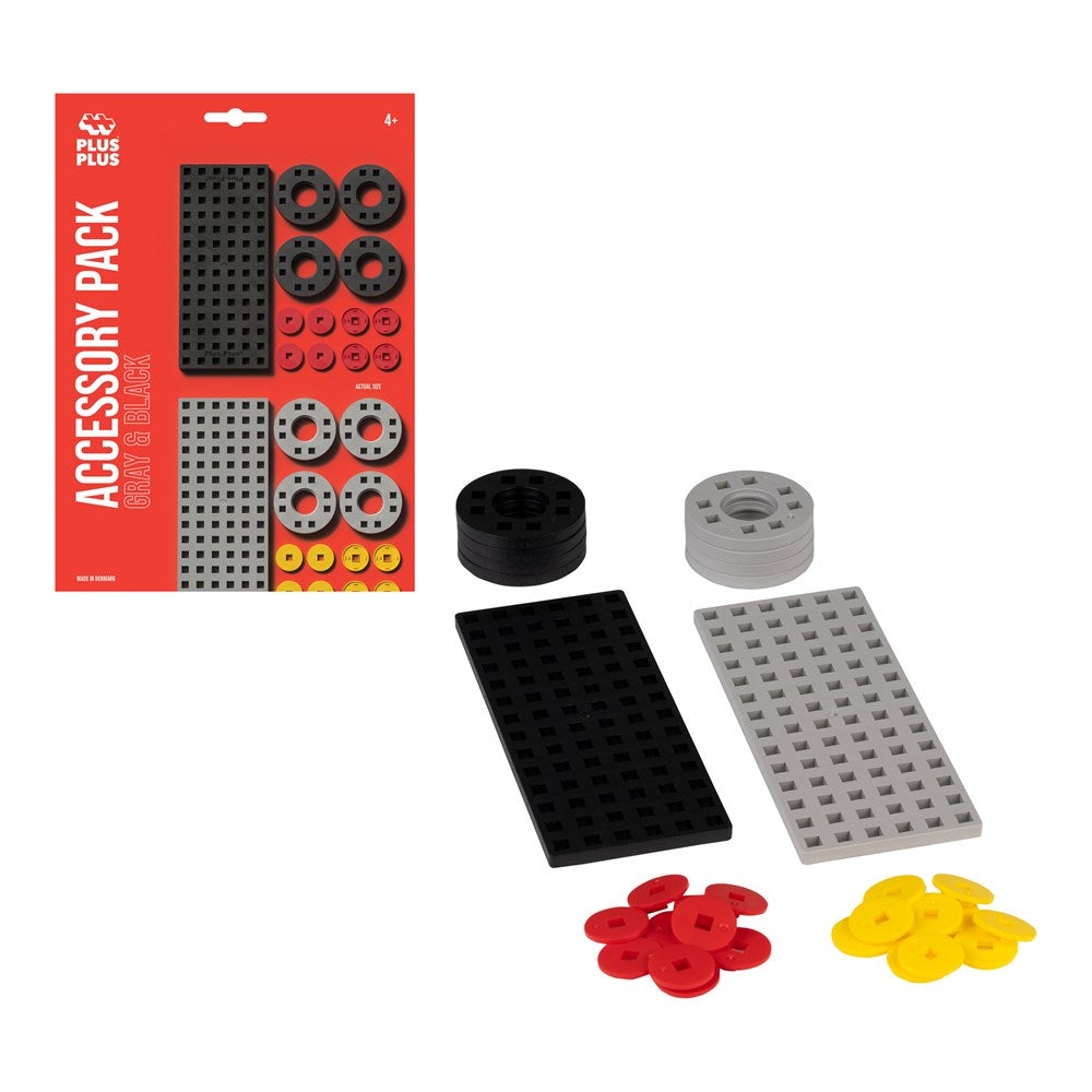 Plus-Plus - Accessory Pack - Grey & Black