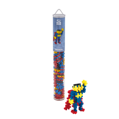 Plus-Plus - Superhero - 100 pcs Tube