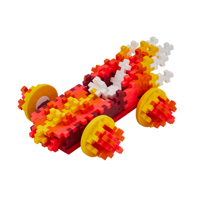 Plus-Plus - Colour Cars - Fire - 200 pcs Tube