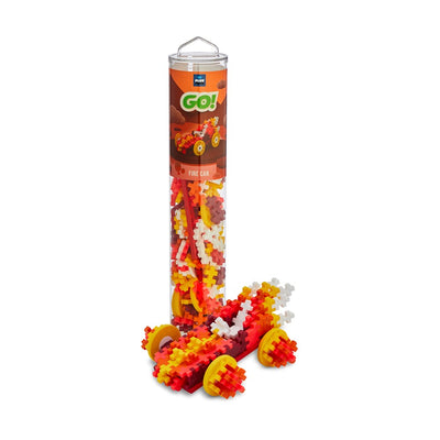 Plus-Plus - Colour Cars - Fire - 200 pcs Tube