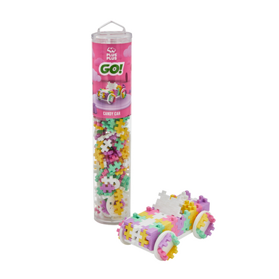 Plus-Plus - Colour Cars - Candy - 200 pcs Tube