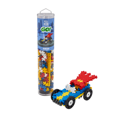 Plus-Plus - Colour Cars - Hero - 200 pcs Tube