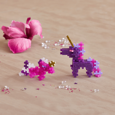 Plus-Plus - Glitter Unicorns - 100pc Tube