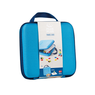 Plus-Plus - Travel Case - 100 pcs - Blue