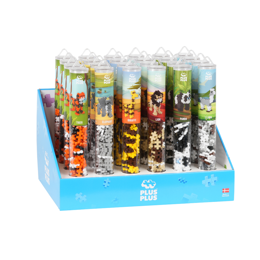 Plus-Plus - 24pcs Display Pack - ZOO - 100 pcs