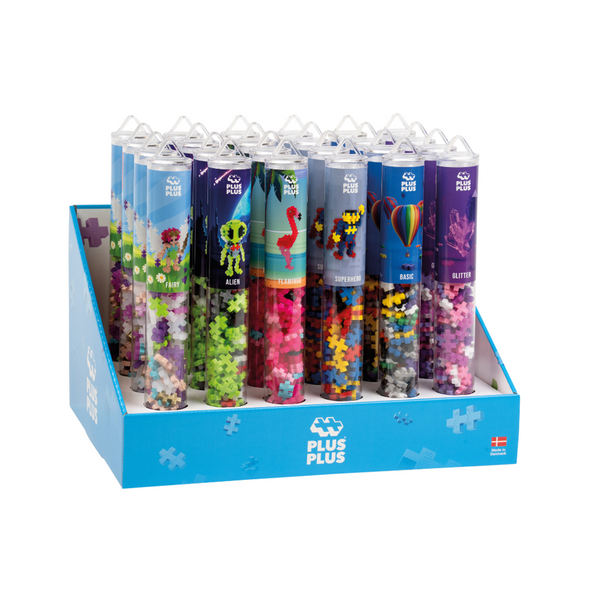 Plus Plus Display Insert Plus-Plus - 100 pcs Tube Display + Inlay - Johnco