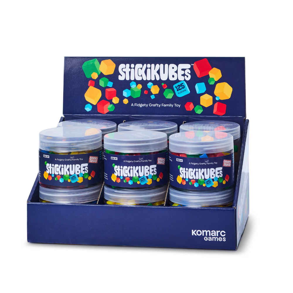 Stickikubes - Original Tub - 12 Piece Display