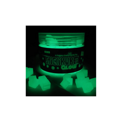 Stickikubes - Glow in the Dark Tub - 12 Piece Display