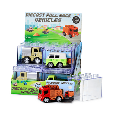 Verney - Diecast Pull-Back Vehicles - City Series - 12PC CDU