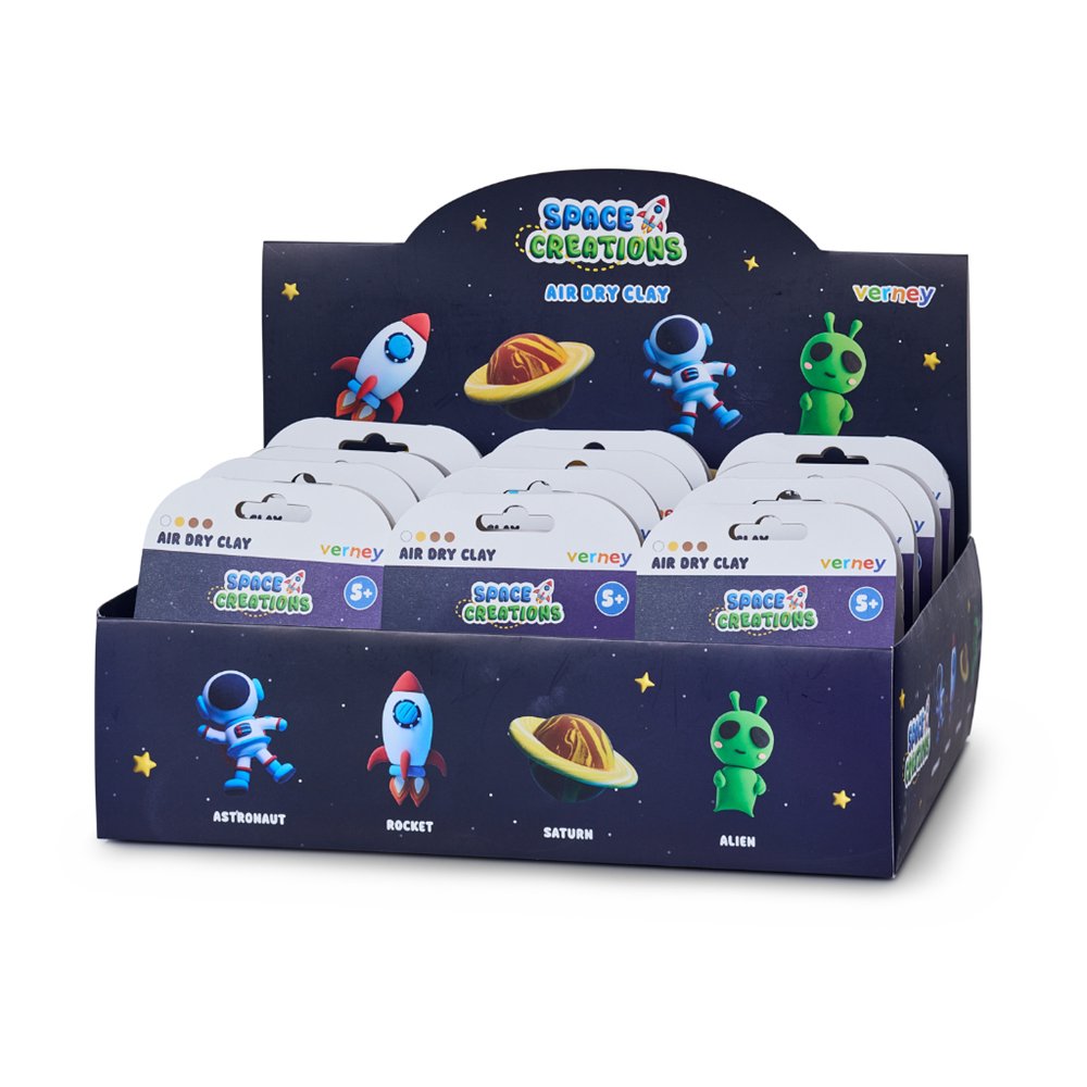 Verney - Air Dry Clay - Space Creations - 12 Unit Display