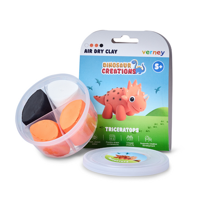 Verney - Air Dry Clay - Dinosaur Creations - 12 Unit Display