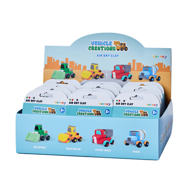 Verney - Air Dry Clay - Vehicle Creations  - 12 Unit Display