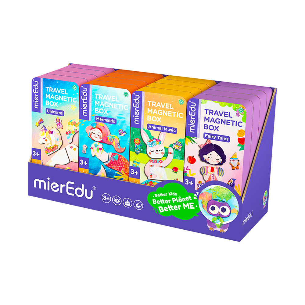 mierEdu - Travel Magnetic Box - 16 Unit Display (Fantasy)