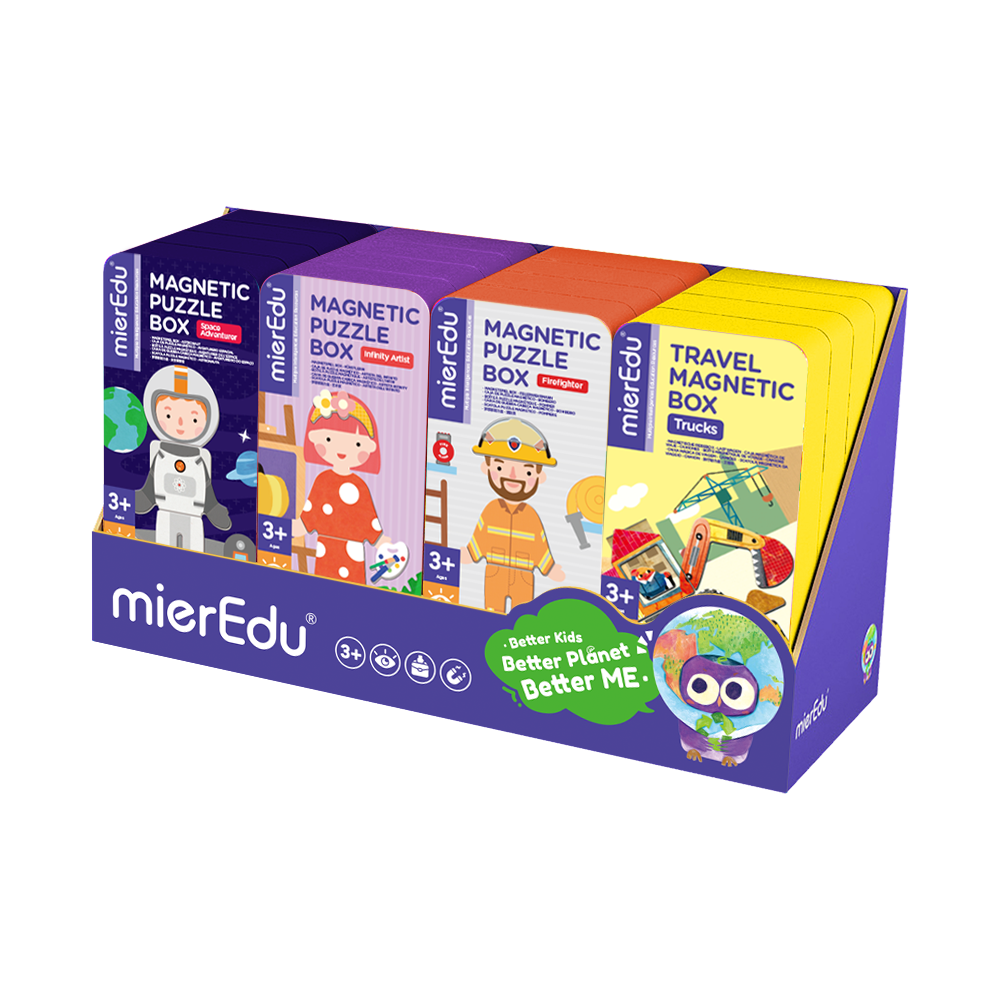 mierEdu - Travel Magnetic Box - 16 Unit Display (Adventure)