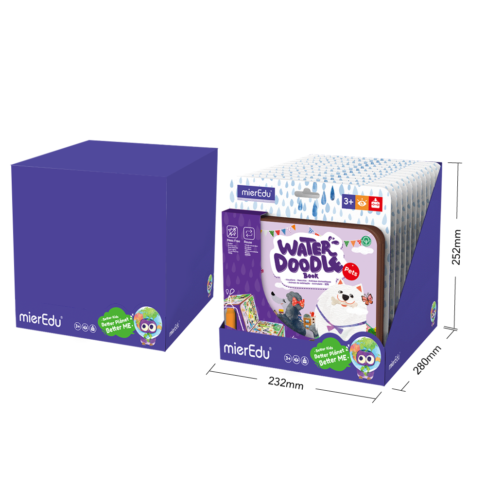 mierEdu - Water Doodle Book - 12 Unit Display