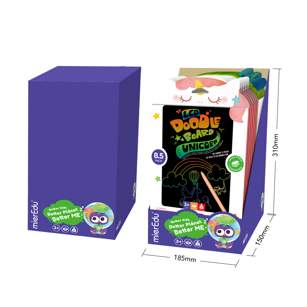 mierEdu - LCD Doodle Board - 12 Unit Display (Bunny_Bear)