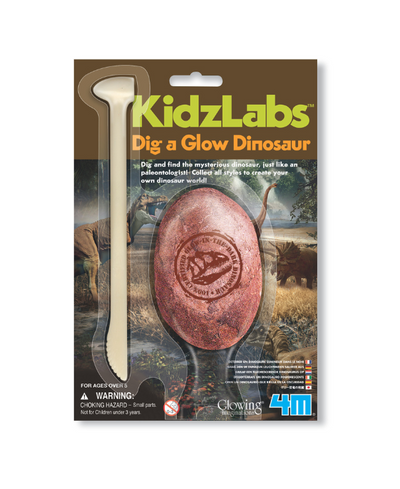 4M - Kidzlabs - Dig a Glow Dinosaur