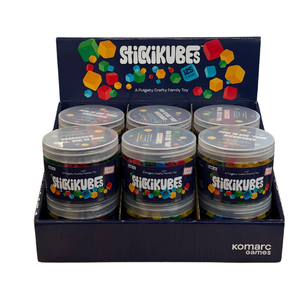 Stickikubes - Original Tub - 12 Piece Display