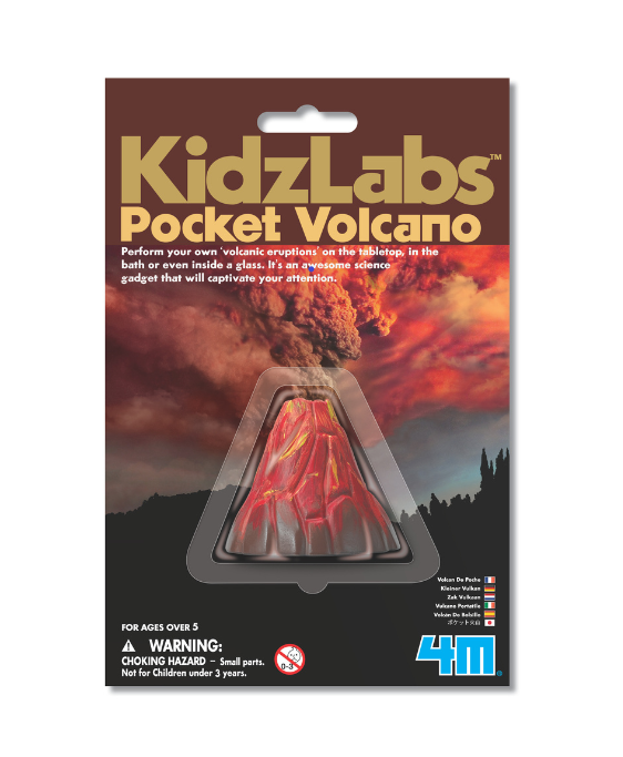 4M - KidzLabs - Pocket Volcano - Johnco