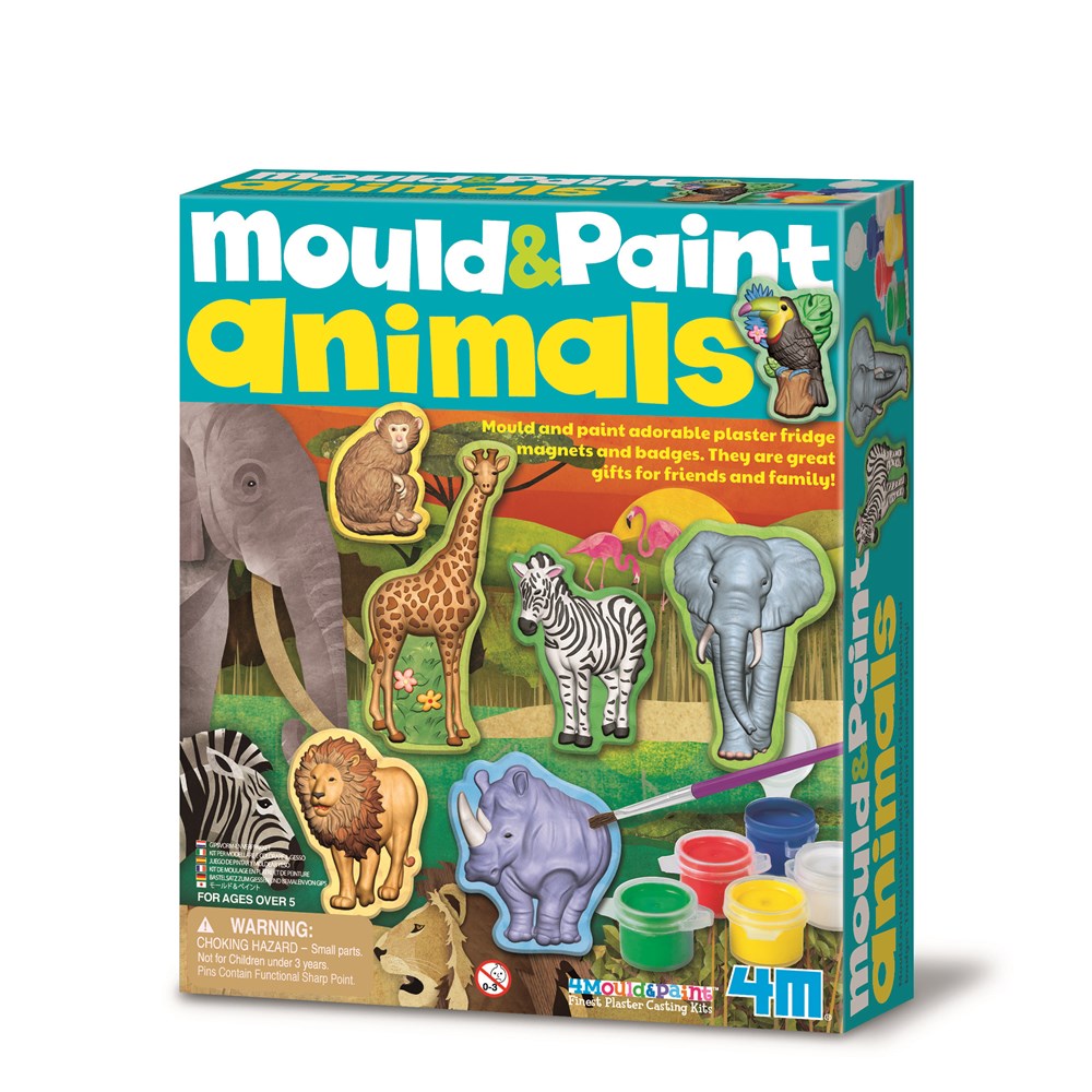 4M - Mould & Paint - Wildlife Animals