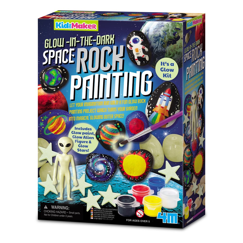 Craft Maker Glow In The Dark Rock Painting - DIY Box Set For Adults