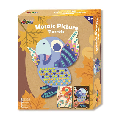 Avenir - Mosaic Picture - Parrots