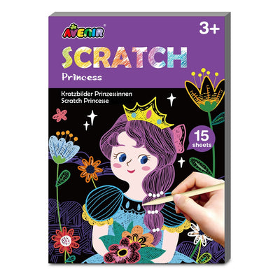 Avenir - Mini Scratch Book - Princess - Johnco